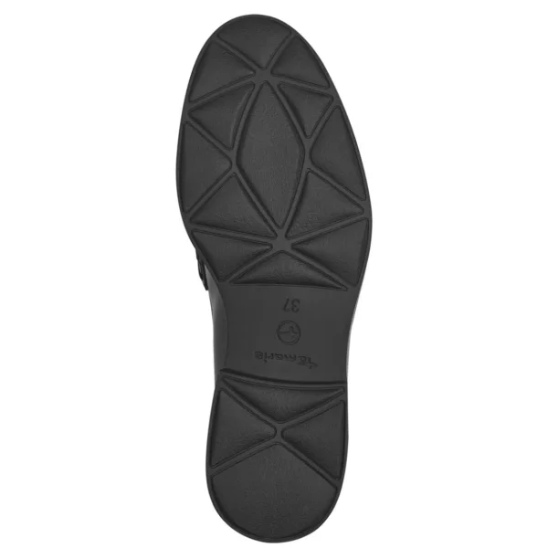 Tamaris Black Patent Loafer – Classic, Chic & Comfortable