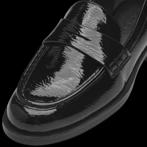 Tamaris Black Patent Loafer – Classic, Chic & Comfortable