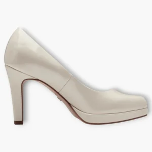 Tamaris Champagne Heels with Platform for Added Comfort