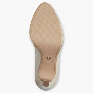 Tamaris Champagne Heels with Platform for Added Comfort