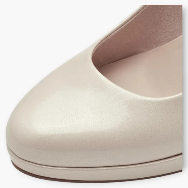 Tamaris Champagne Heels with Platform for Added Comfort