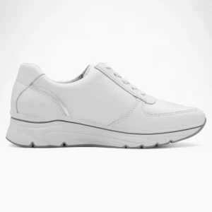 Tamaris PureRelax White Runner – Wide Fit with Cushioned Comfort