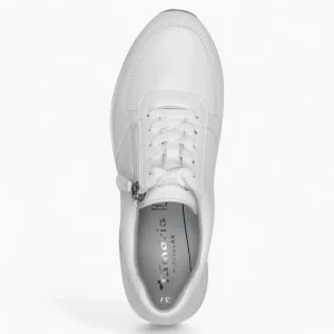 Tamaris PureRelax White Runner – Wide Fit with Cushioned Comfort