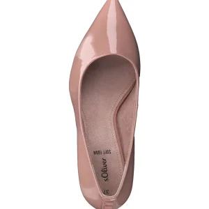 Trendsetter Pink Patent Jeweled Pumps